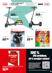 Scooter im MediaMarkt Saturn Prospekt in Freiburg Aktueller MediaMarkt Saturn Prospekt mit Scooter, "High Tech für alle!", Seite 15