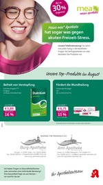 Aktueller mea - meine apotheke Apotheken Prospekt in Lügde und Umgebung, "Unsere August-Angebote" mit 4 Seiten, 01.08.2025 - 31.08.2025