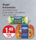 Kräuterbutter von Meggle für 1,49 € bei V-Markt im Angebot Kräuterbutter von Meggle im aktuellen V-Markt Prospekt