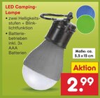 Aktuelle LED-Lampe Angebote bei Netto Marken-Discount in Nürnberg Aktuelles LED Camping-Lampe Angebot bei Netto Marken-Discount in Nürnberg ab 2,99 €