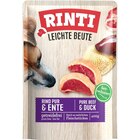 Aktuelles RINTI Leichte Beute Rind Pur + Ente 400 g Angebot bei Zookauf in Bremen ab 1,79 €