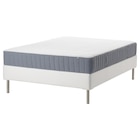 Aktuelles Boxbett weiß/fest hellblau 140x200 cm Angebot bei IKEA in Pforzheim ab 533,10 €