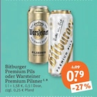 Premium Pils im Angebot bei tegut in Filderstadt Premium Pils Angebote von Bitburger bei tegut Filderstadt für 0,79 €