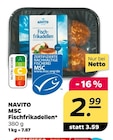 MSC Fischfrikadellen von NAVITO für 2,99 € bei Netto mit dem Scottie im Angebot MSC Fischfrikadellen von NAVITO im aktuellen Netto mit dem Scottie Prospekt