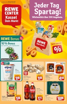 Coca Cola Zero im REWE Prospekt "Dein Markt" mit 34 Seiten (Kassel)