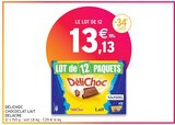 Promo DÉLICHOC CHOCOCLAT LAIT à 13,13 € dans le catalogue Intermarché à Beaumont-de-Lomagne