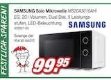 Möbel AS Stockach - Solo Mikrowelle MS20A3010AH/EG Angebot im Prospekt Solo Mikrowelle MS20A3010AH/EG bei Möbel AS im Stockach Prospekt für 99,95 €
