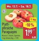 ALDI Nord - Platt-pfirsiche Paraguayos Angebot im Prospekt Platt-pfirsiche Paraguayos bei ALDI Nord im Prospekt "" für 1,99 €
