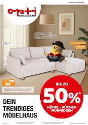 Aktueller Opti-Wohnwelt Möbel & Einrichtung Prospekt in Backnang und Umgebung, "Aktuelle Angebote" mit 36 Seiten, 07.09.2025 - 25.09.2025