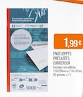 Supermarchés Match Châlons-en-Champagne - Promo Enveloppes précasées Promo Enveloppes précasées à 1,99 € dans le catalogue Supermarchés Match à Châlons-en-Champagne