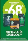 Intermarché Cournonsec - Promo -68% remise immédiate sur le 2ème sur les cafés starbucks Promo -68% remise immédiate sur le 2ème sur les cafés starbucks à dans le catalogue Intermarché à Cournonsec