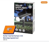 Gartenlampe mit Bewegungssensor von Solar im aktuellen Action Prospekt