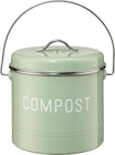Komposteimer aus Metall mit Henkel, grün (19x21cm) bei dm-drogerie markt im Prospekt "" für 14,95 €