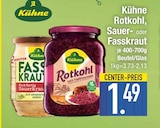 Rotkohl, Sauerkraut oder Fasskraut von Kühne im aktuellen EDEKA Prospekt für 1,49 €