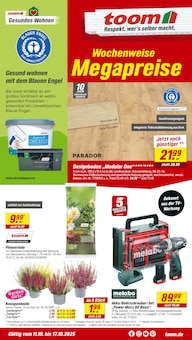 toom Baumarkt Prospekt der KW 42 "Respekt, wer's selber macht." Aktueller toom Baumarkt Prospekt "Respekt, wer's selber macht." Seite 1 von 12 Seiten