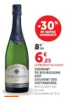 Crémant de Bourgogne AOP - Couvent des Visitandines dans le catalogue U Express