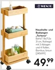 Haushalts- und Badwagen "Tortona" im Angebot bei Hellweg in Berlin Haushalts- und Badwagen "Tortona" Angebote von Wenko bei Hellweg Berlin für 49,99 €
