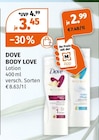 Body Love Lotion von Dove im aktuellen Müller Prospekt