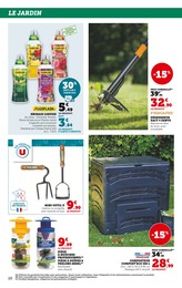 Prix et réduction Composteur dans le prospectus Super U en cours Offre Composteur dans le catalogue Super U du moment à la page 20