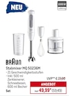 Stabmixer MQ 50236M im METRO Prospekt Stabmixer MQ 50236M von Braun im aktuellen METRO Prospekt für 59,49 €