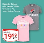 Damen-T-Shirt im Angebot bei GLOBUS in Rostock Damen-T-Shirt Angebote von Superdry bei GLOBUS Rostock für 19,99 €