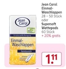 Einmal-Waschlappen oder Supersoft Wattepads Angebote von Jean Carol bei Rossmann Frankfurt für 1,11 €