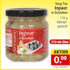 Ingwer in Scheiben im Angebot bei Zimmermann in Aurich Ingwer in Scheiben Angebote von Yang Tse bei Zimmermann Aurich für 0,99 €