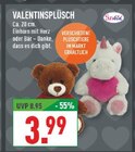 Valentinsplüsch Einhorn mit Herz Angebote von Simba bei Marktkauf Bielefeld für 3,99 €