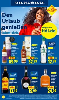 Whiskey im aktuellen Lidl Prospekt (Duisburg) Whiskey im Lidl Prospekt "LIDL LOHNT SICH" mit 71 Seiten (Duisburg)