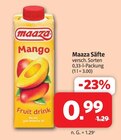 Säfte Angebote von Maaza bei nah&frisch Rheda-Wiedenbrück für 0,99 €