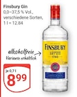 Gin im Angebot bei GLOBUS in Saarlouis Gin Angebote von Finsbury bei GLOBUS Saarlouis für 8,99 €