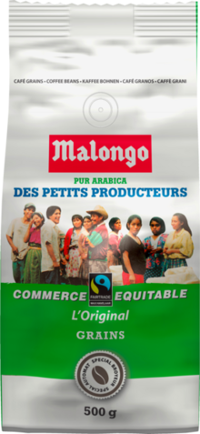 Promo Malongo dosettes café la grande réserve pur arabica chez Géant Casino