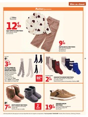 Promos Chaussettes dans le catalogue "BIEN AU CHAUD" de Auchan Hypermarché Chaussettes en promo dans le catalogue Auchan Hypermarché à la page 19