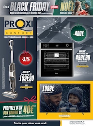 Prospectus Proxi Confort à Saint-Genis-Laval, "C'est le BLACK FRIDAY préparez NOËL", 8 pages, 25/11/2024 - 07/12/2024