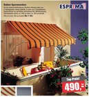 Balkon-Spannmarkise Angebote von Esprima Home bei Jähnke DIE WOHNRAUM-PROFIS e.K Brandenburg für 490,00 €