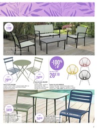 Prix et réduction Table de jardin pliante dans le prospectus Casino Supermarchés en cours Offre Table de jardin pliante dans le catalogue Casino Supermarchés du moment à la page 7