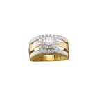 Bague Or 750 Millièmes Rhodié Et Diamants 1,01 Carat(1) dans le catalogue Auchan Hypermarché