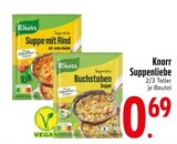 Suppenliebe Suppe mit Rind von Knorr im aktuellen EDEKA Prospekt für 0,69 €
