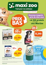 Prospectus Maxi Zoo, "PRIX BAS" à Voujeaucourt et alentours, 12 pages, 28/05/2025 - 04/06/2025 Catalogue Maxi Zoo "PRIX BAS" à Voujeaucourt et alentours, 12 pages, 28/05/2025 - 04/06/2025