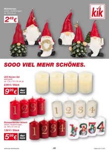 Kerzen im KiK Prospekt "SOOO VIEL MEHR WINTER-WOW" mit 32 Seiten (Freiburg (Breisgau))