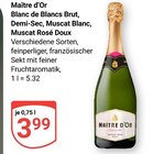 Blanc de Blancs Brut im Angebot bei GLOBUS in Krefeld Blanc de Blancs Brut Angebote von Maître d’Or bei GLOBUS Krefeld für 3,99 €