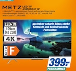 Aktuelle Fernseher Angebote bei expert in Kiel Aktuelles LED TV 43MUD7071Z Angebot bei expert in Kiel ab 399,00 €