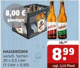 Bier im Angebot bei Getränke Quelle WVG in Delitzsch Bier Angebote von HASSERÖDER bei Getränke Quelle WVG Delitzsch für 8,99 €