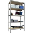 Étagère charges lourdes 5 tablettes en promo chez Carrefour Caluire-et-Cuire à 21,99 €