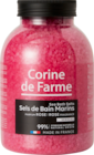 SELS DE BAIN MARINS PARFUM ROSE CORINE DE FARME - CORINE DE FARME en promo chez Auchan Hypermarché Dieppe à 2,39 €