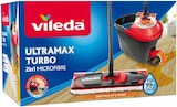 Bodenwischsystem »Ultramax Turbo« von vileda für 40,00 € bei REWE im Angebot Bodenwischsystem »Ultramax Turbo« von vileda im aktuellen REWE Prospekt