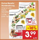 Beneful Hundenahrung Angebote von Purina bei Netto Marken-Discount Kempen für 3,99 €