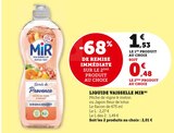 Liquide vaisselle - MIR - Super U à Clermont-Ferrand Liquide vaisselle - MIR en promo chez Super U Clermont-Ferrand à 0,48 €