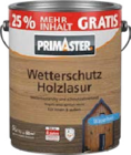 Wetterschutz Holzlasur von Primaster im aktuellen Globus-Baumarkt Prospekt