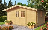Blockbohlenhaus „Donau“ im Angebot bei Hagebaumarkt in Paderborn Blockbohlenhaus „Donau“ Angebote von Mr. Gardener bei Hagebaumarkt Paderborn für 1.599,00 €